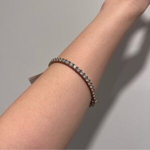 NEW Gold Diamond Tennis Bracelet